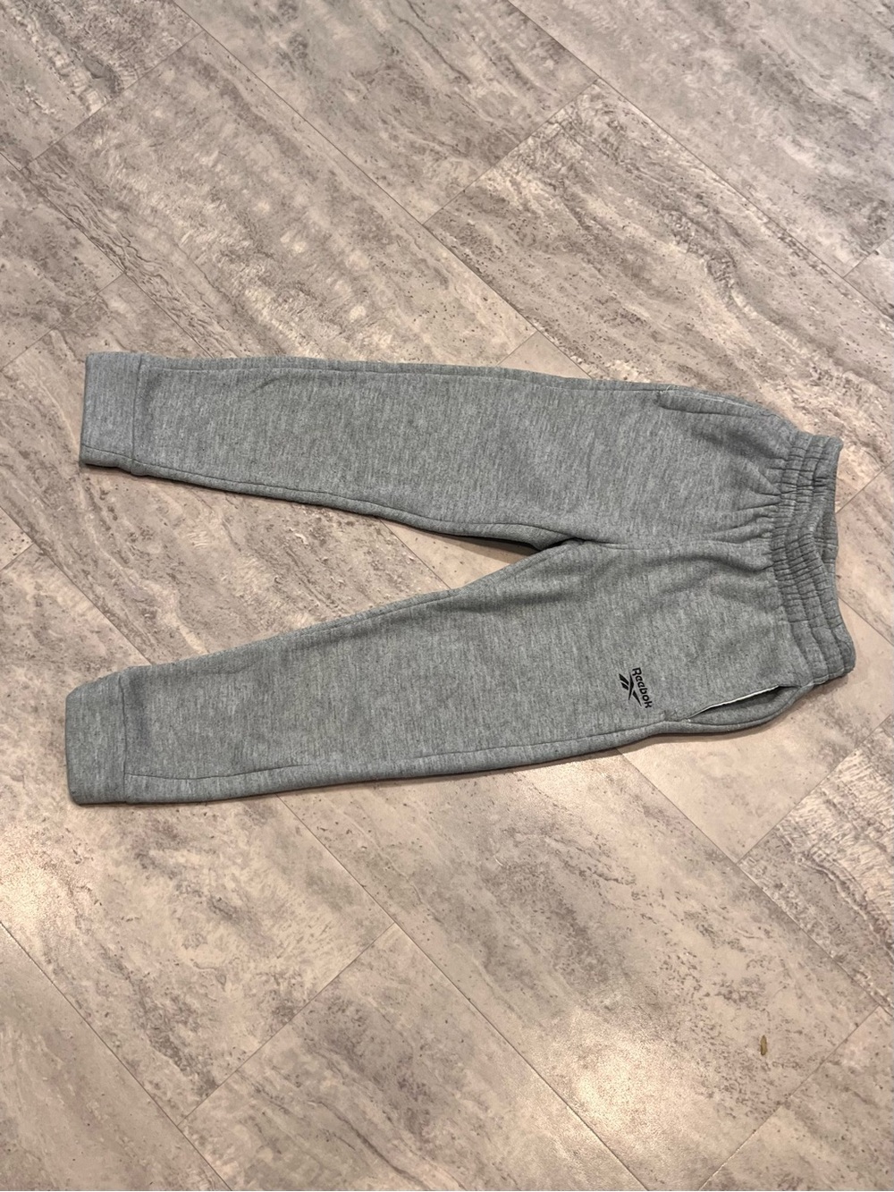 Reebok Light Gray Kids Jogger Sweatpants